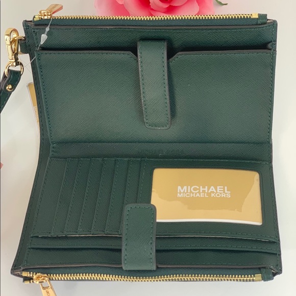 🌸Michael Kors DoubleZip Wallet Wristlet RasingGr - Picture 5 of 8